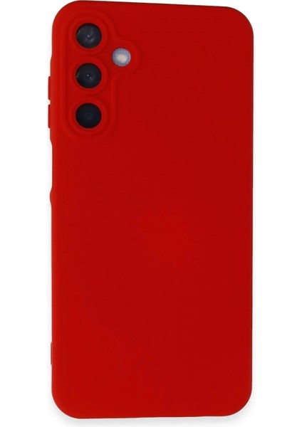 Samsung Galaxy A15 4g Kılıf Nano Içi Kadife Silikon - Kırmızı