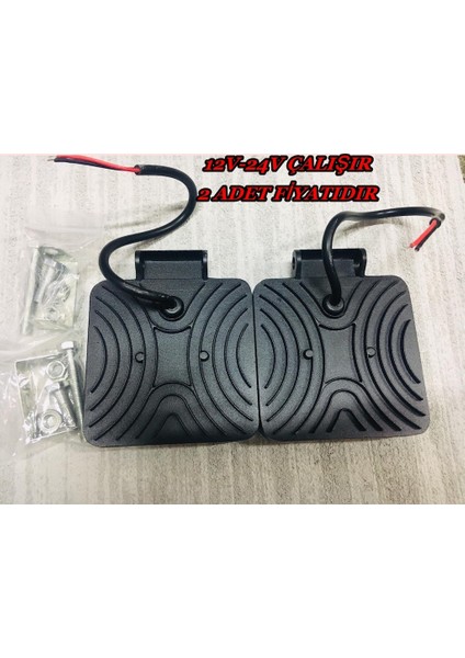 -Off Road Sis Farı - 16 LED Kare Çalışma Lambası 2 Adet modelleri