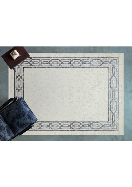 Gri Çerçeveli Modern Etnik Desenli Halı | Makinada Yıkanabilir | Hav Toz Vermez | Leke Tutmayaz | Kaymaz Taban | Dijital Makine Baskı | Salon Yolluk Mutfak Halısı fiyatları