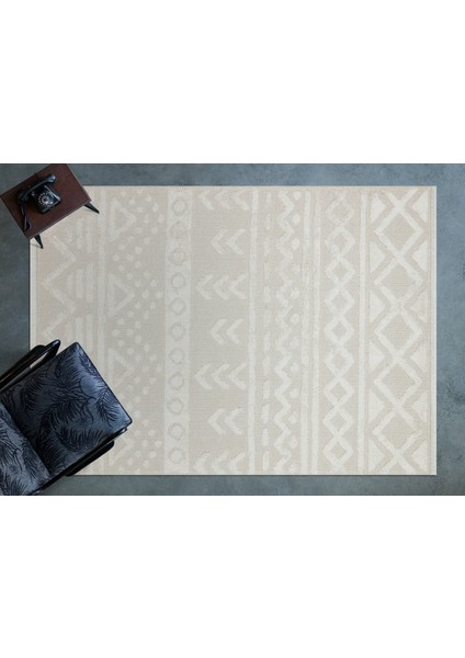 Krem Etnik Modern Etnik Desenli Halı | Makinada Yıkanabilir | Hav Toz Vermez | Leke Tutmayaz | Kaymaz Taban | Dijital Makine Baskı | Salon Yolluk Mutfak Halısı fiyatları