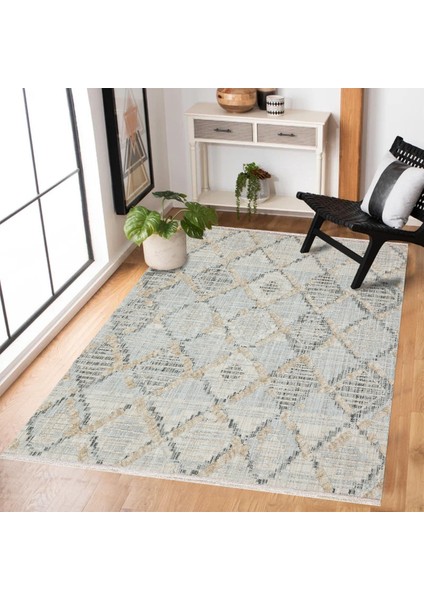 Bej Geometrik Modern Etnik Desenli Halı | Makinada Yıkanabilir | Hav Toz Vermez | Leke Tutmayaz | Kaymaz Taban | Dijital Makine Baskı | Salon Yolluk Mutfak Halısı fiyatları