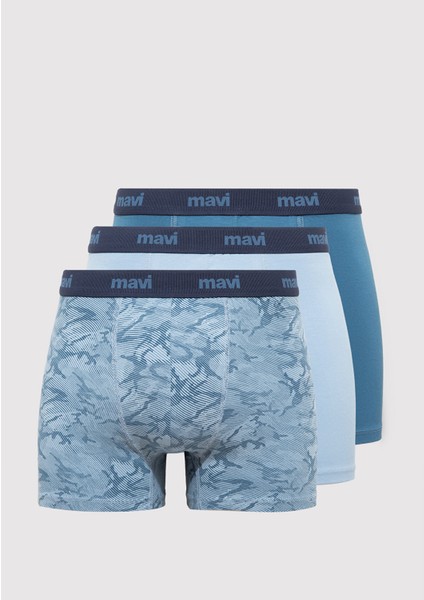 3lü Mavi Boxer 0910615-83077