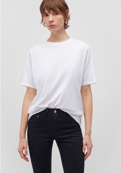 2li Kadın Basic Tişört 1611366-900