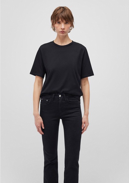 2li Kadın Basic Tişört 1611366-900