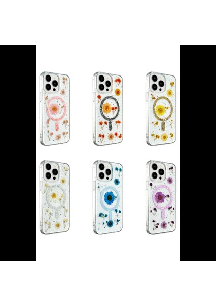 iPhone 14 Pro Kılıf Daisy Simli Magsafe Kapak fiyatları