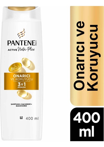 Pro-V Onarıcı ve Koruyucu Etkili 3'ü 1 Arada Şampuan 400ML
