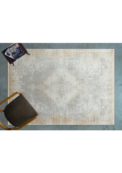 Gri Soyut Modern Etnik Desenli Halı | Makinada Yıkanabilir | Hav Toz Vermez | Leke Tutmayaz | Kaymaz Taban | Dijital Makine Baskı | Salon Yolluk Mutfak Halısı fiyatları