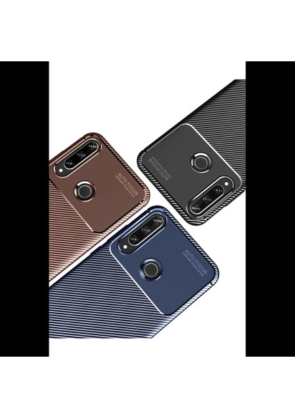 Huawei Y6P Kılıf Auto Focus Karbon Kapak fiyatları