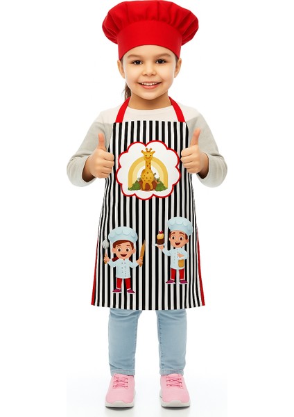 Ays Home Anaokulu Etkinlik Önlüğü Seti (1 Önlük 1 Şapka) modelleri