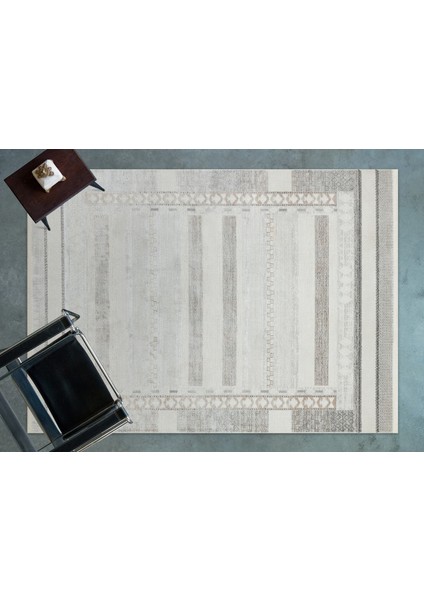 Gri Soyut Modern Etnik Desenli Halı | Makinada Yıkanabilir | Hav Toz Vermez | Leke Tutmayaz | Kaymaz Taban | Dijital Makine Baskı | Salon Yolluk Mutfak Halısı fiyatları