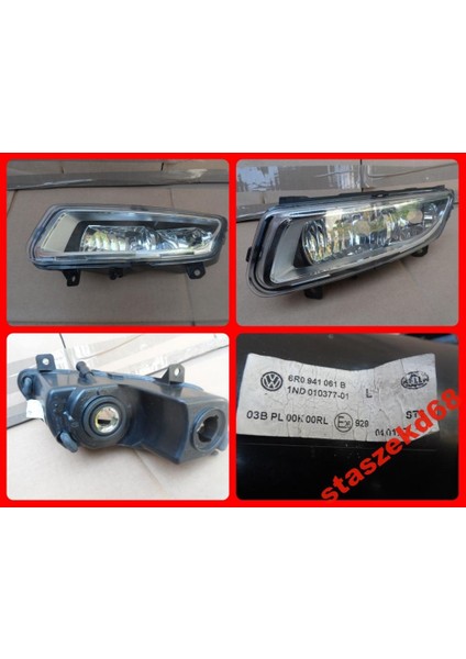 Vw Polo Sis Farı Gündüz Lambalı Ampullü ve Duylu Sol Şoför Tarafı modelleri