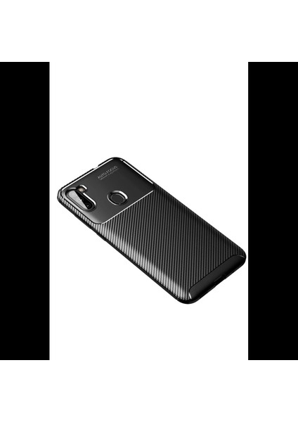 Samsung Galaxy A11 Kılıf Auto Focus Karbon Kapak
