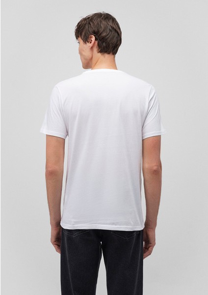 2li Bisiklet Yaka Erkek Basic Tişört 0611288-620