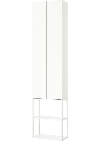 Raf Ünitesi, Beyaz, 60X32X255 cm