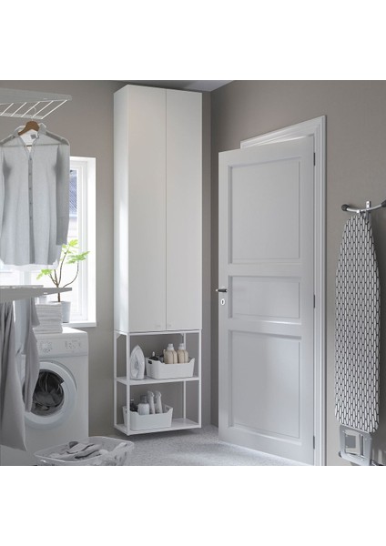 Raf Ünitesi, Beyaz, 60X32X255 cm modelleri