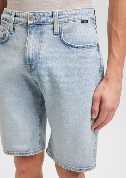 Brian Street Açık Mavi Jean Şort 0418485150