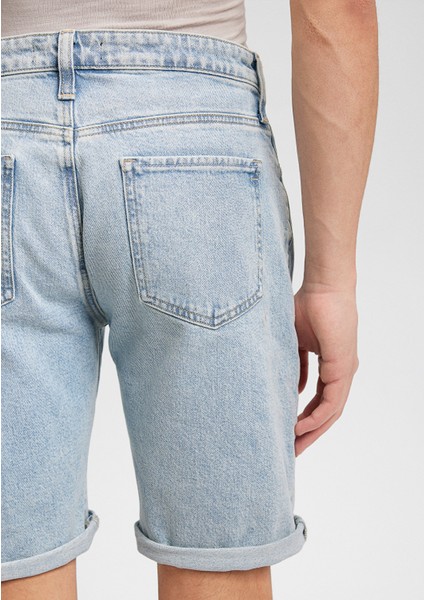 Brian Street Açık Mavi Jean Şort 0418485150