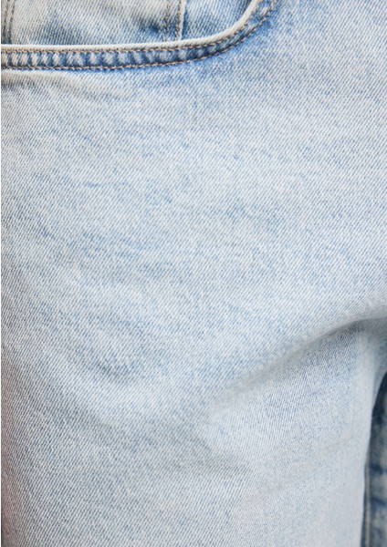 Brian Street Açık Mavi Jean Şort 0418485150