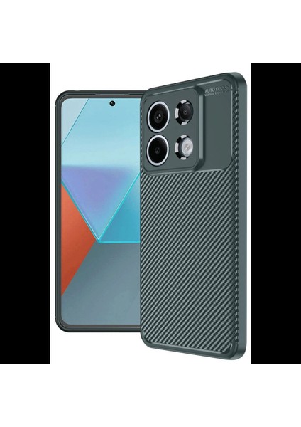 Xiaomi Redmi Note 13 Pro 4g Kılıf Auto Focus Karbon Kapak