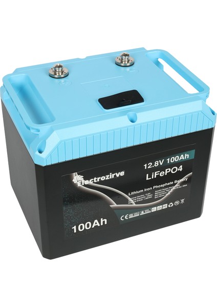 100 Amper Lityum Akü 12.8V (Lifepo4 Akü)