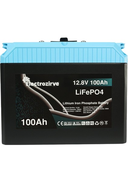 100 Amper Lityum Akü 12.8V (Lifepo4 Akü) fiyatları