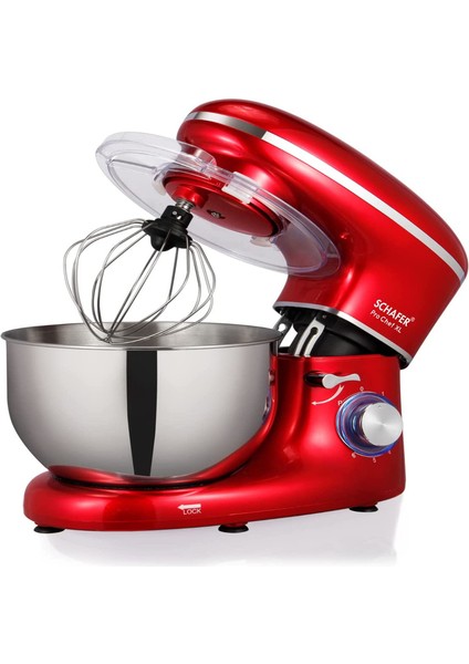 Kırmızı Prochef Xl Stand Mikser, Güçlü ve Şık Tasarım ile Mutfağınıza Renk Katıyor fiyatları