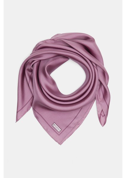 Düz Renk Çerçeveli Tivil Eşarp 3000887-GÜL Kurusu fiyatları