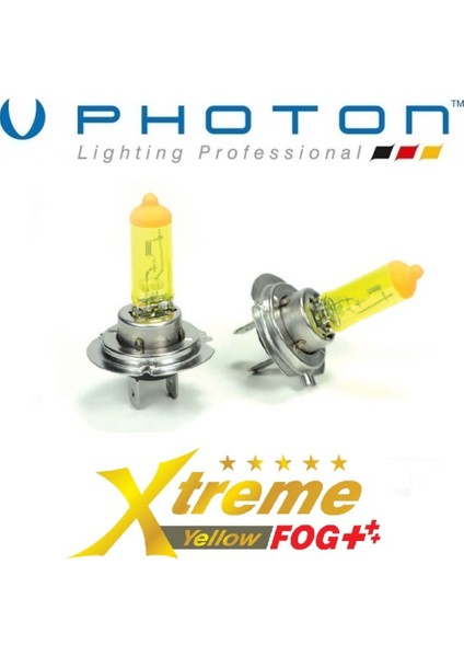 Fardoktoru Photon H7 Xtreme Yellow 3000K Sari Far Ampulü