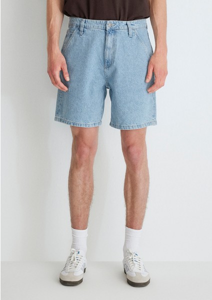 Rotterdam Mv91 Street Açık Mavi Jean Şort 0410185-82794