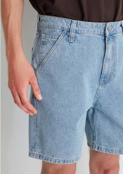Rotterdam Mv91 Street Açık Mavi Jean Şort 0410185-82794