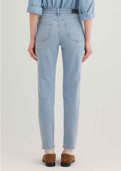 Cindy Gold Shape Açık Mavi Jean Pantolon 100277-84410