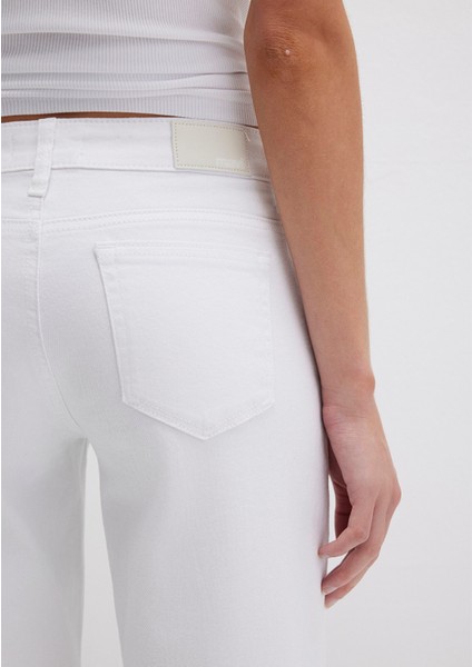 Deli Dolu Everyday Casual Beyaz Jean Pantolon 1010485183