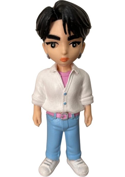Kpop Demon Hunters Jinu – El Boyaması 3D Baskı Figür – Koleksiyonluk Dekoratif Model fırsatları