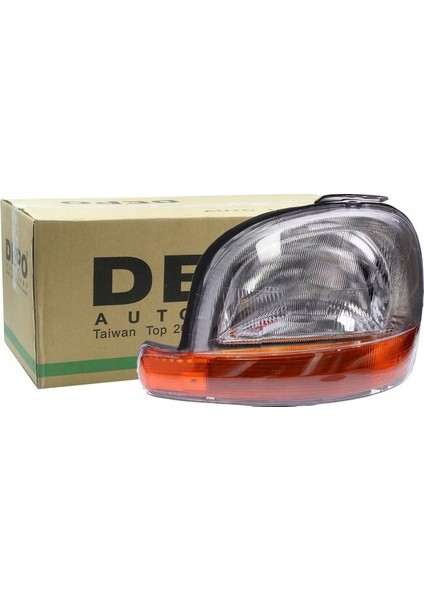 Sol Far Lambası Sarı Sinyalli Renault Kangoo 1997-2003 Depo