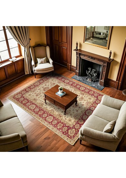 Bordo Çiçekli Modern Etnik Desenli Halı | Makinada Yıkanabilir | Hav Toz Vermez | Leke Tutmayaz | Kaymaz Taban | Dijital Makine Baskı | Salon Yolluk Mutfak Halısı fiyatları