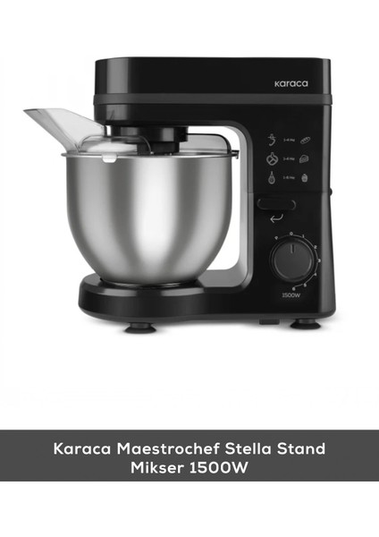Stand Mikser Siyah 1500W 5l, Güçlü ve Şık Mutfak Gereci modelleri