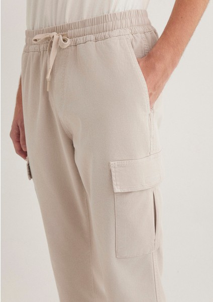 Bej Kargo Pantolon 000125-70144