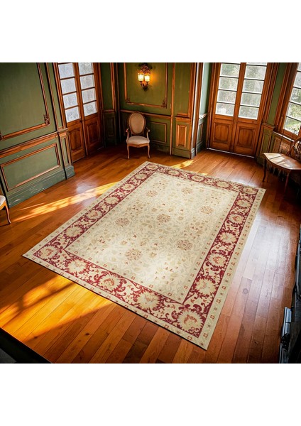 Krem Çiçekli Modern Etnik Desenli Halı | Makinada Yıkanabilir | Hav Toz Vermez | Leke Tutmayaz | Kaymaz Taban | Dijital Makine Baskı | Salon Yolluk Mutfak Halısı modelleri