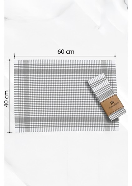 Pamuklu Gri Renkli Pötikareli 5 Adet Kurulama Bezi,beslenme Örtüsü,servis Peçetesi 40X60 modelleri