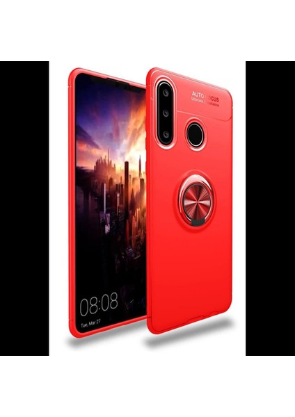 Huawei Y6P Kılıf Range Yüzüklü Silikon