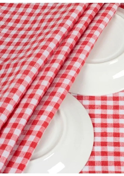 Pamuklu Kırmızı Renkli Pötikareli 5 Adet Kurulama Bezi,beslenme Örtüsü,servis Peçetesi 40X60 modelleri