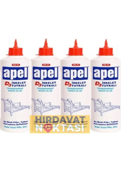 D3 Iskelet Tutkalı WG90 Şeffaf 700GR x 4 Adet