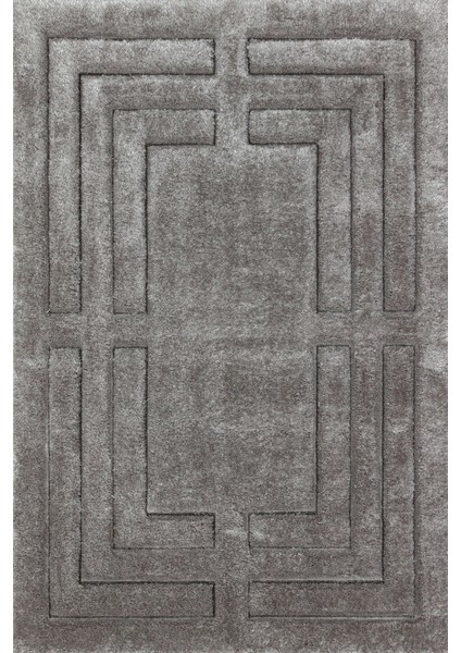 Gri Geometrik Modern Etnik Desenli Halı | Makinada Yıkanabilir | Hav Toz Vermez | Leke Tutmayaz | Kaymaz Taban | Dijital Makine Baskı | Salon Yolluk Mutfak Halısı