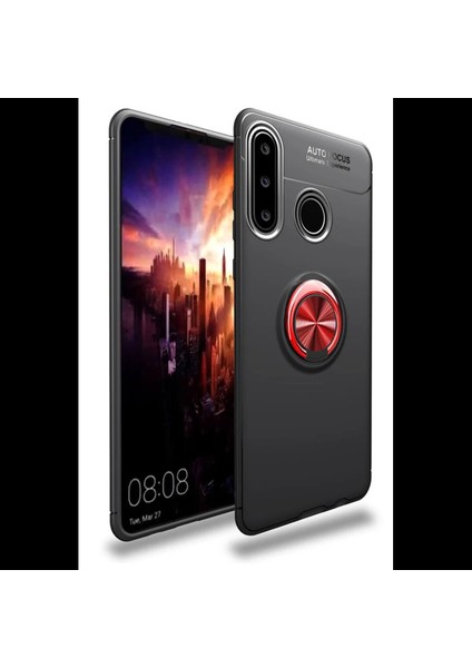 Huawei Y6P Kılıf Range Yüzüklü Silikon