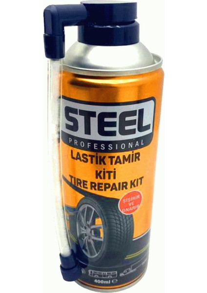Steel CK-0031 Lastik Tamir Kiti 400 ml (4915)