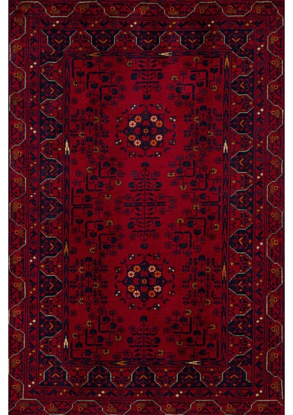 Bordo Bordürlü Modern Etnik Desenli Halı | Makinada Yıkanabilir | Hav Toz Vermez | Leke Tutmayaz | Kaymaz Taban | Dijital Makine Baskı | Salon Yolluk Mutfak Halısı