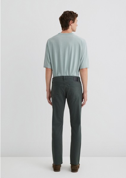 Jake Yeşil Comfort Gabardin Pantolon 0042285644