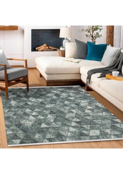 Gri Geometrik Modern Etnik Desenli Halı | Makinada Yıkanabilir | Hav Toz Vermez | Leke Tutmayaz | Kaymaz Taban | Dijital Makine Baskı | Salon Yolluk Mutfak Halısı fiyatları