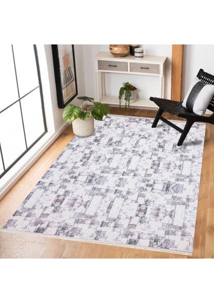 Krem Soyut Modern Etnik Desenli Halı | Makinada Yıkanabilir | Hav Toz Vermez | Leke Tutmayaz | Kaymaz Taban | Dijital Makine Baskı | Salon Yolluk Mutfak Halısı fiyatları