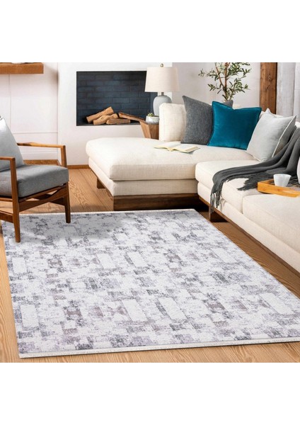 Krem Soyut Modern Etnik Desenli Halı | Makinada Yıkanabilir | Hav Toz Vermez | Leke Tutmayaz | Kaymaz Taban | Dijital Makine Baskı | Salon Yolluk Mutfak Halısı modelleri